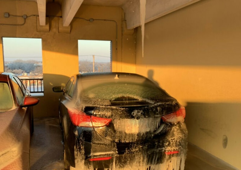 Foto viral sedang sial