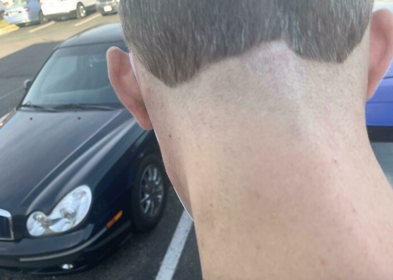 Foto viral sedang sial