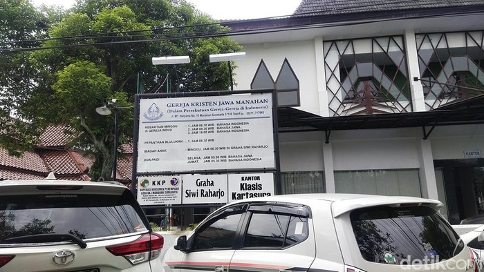 GKJ Manahan Solo yang akan digunakan sebagai lokasi transit Muktamar Muhammadiyah, Minggu (13/11/2022).