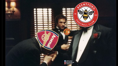 Meme Arsenal Cium Tangan Brentford Yang Sukses Libas Man City
