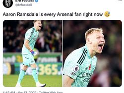 Meme Arsenal Kokoh di Puncak Usai City Dipermalukan