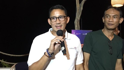 Menteri Pariwisata dan Ekonomi Kreatif Republik Indonesia Sandiaga Salahuddin Uno.