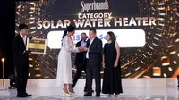 Penghargaan Superbrands Award 2022 diterima langsung oleh CEO PT Inti Sarana Adi Sejahtera Yoseph Chandra yang memiliki merk dagang Inti Solar di Indonesia.