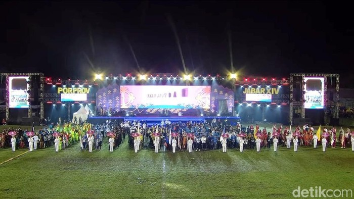 Pembukaan Porprov XIV Jabar di Stadion Galuh Ciamis