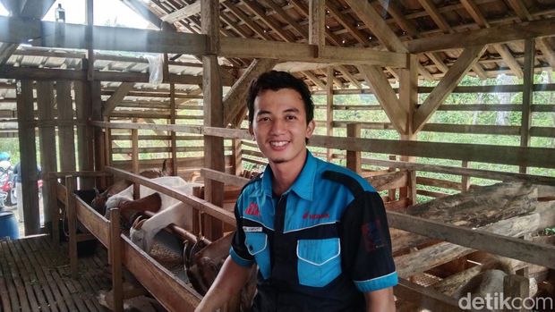 Pemuda Majalengka Raup Cuan Menggiurkan dari Jualan Susu Kambing