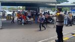 Kesibukan Aparat Kepolisian Amankan Gilimanuk Jelang KTT G20 Bali