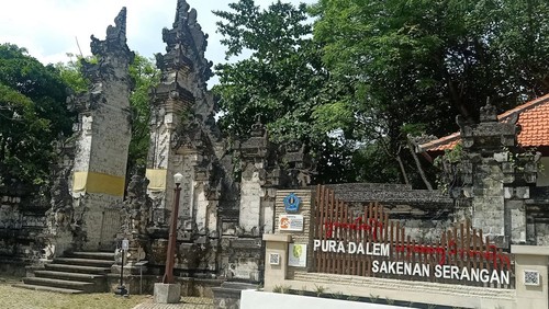 Pura Sakenan, Denpasar, Bali, Sabtu (12/11/2022).