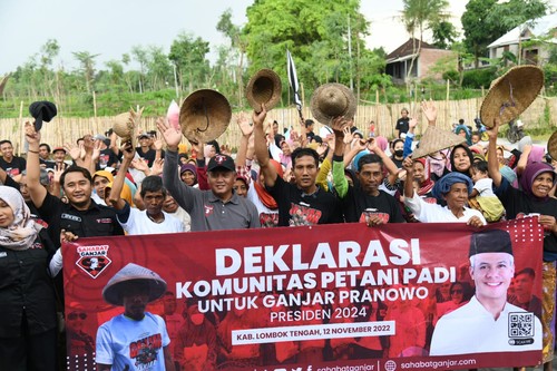 Relawan Ganjar di Lombok Tengah