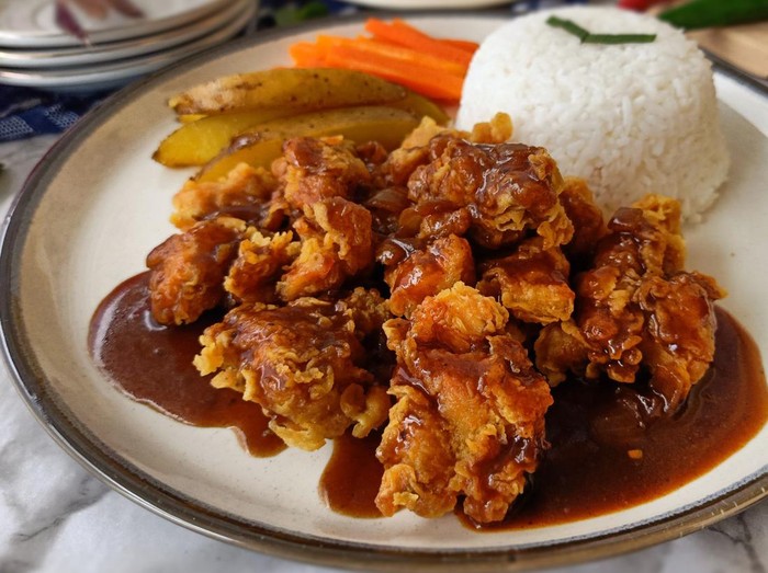 Resep Steak Ayam Goreng Saus Lada Hitam