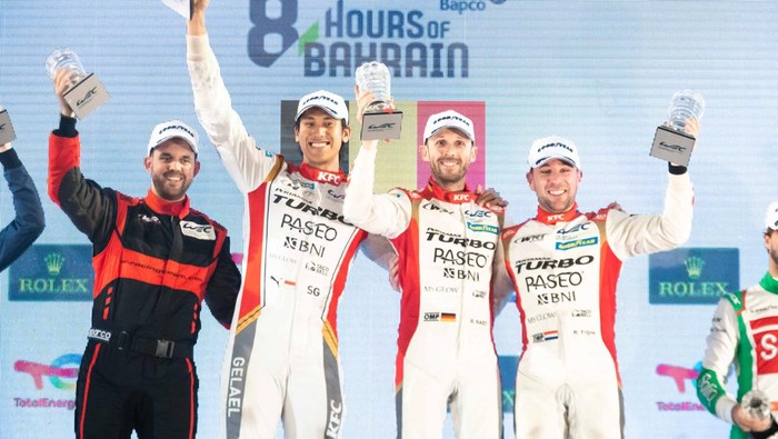 Sean Gelael dan WRT #31 menangi 8 Hours of Bahrain, Sabtu (12/11/2022) malam WIB.