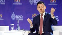 Managing Director RGE Group Anderson Tanoto berbicara dalam gelaran Business20 (B20) Summit Indonesia 2022, yang digelar sebagai rangkaian dari KTT G20 di Bali. 