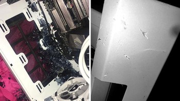 PC baru senilai USD 4000 hancur.  Foto: ChristalRaine via Boredpanda