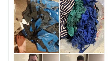 Bajunya robek semua. Foto: Karen_nowland via Boredpanda