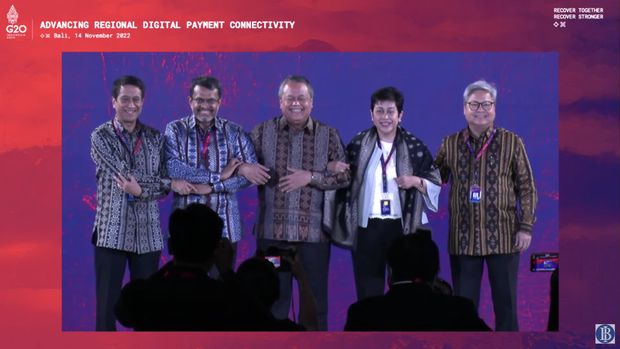 Bank Indonesia menginisiasi kerja sama konektivitas sistem pembayaran dengan bank sentral lain di kawasan, diawali dengan lima negara di kawasan sebagai fase awal. (Tangkapan Layar Youtube Bank Indonesia)