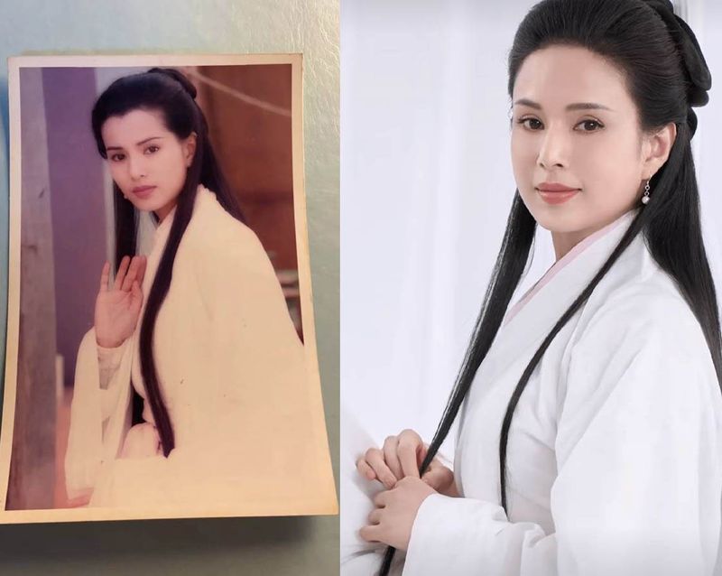 Penampilan Carman Lee dulu dan saat ini sebagai Bibi Lung.