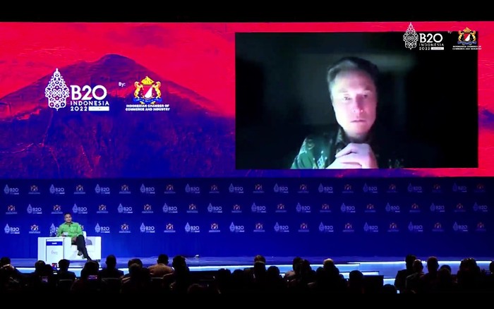Elon Musk Dialog Bareng Anindya Bakrie