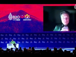 Gantengnya Elon Musk Berbatik di KTT B20, Batik Corak Khas Sulawesi Tengah