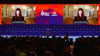 Bintang ‘The Devil Wears Prada’ itu juga mendesak Presidensi G20 Indonesia meningkatkan keterlibatan perempuan di seluruh dunia, baik dari sisi pemerintahan maupun dunia usaha.