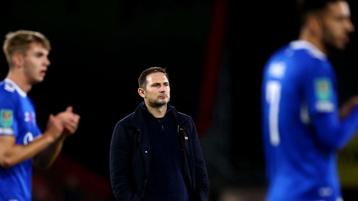 BOURNEMOUTH, ENGLAND - NOVEMBER 12: Head Coach Frank Lampard of Everton during the Premier League match between AFC Bournemouth and Everton FC at Vitality Stadium on November 12, 2022 in Bournemouth, England. (Photo by Robin Jones - AFC Bournemouth/AFC Bournemouth via Getty Images)