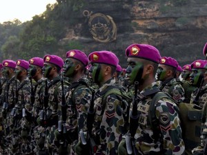 Sejarah Baret Ungu Korps Marinir TNI AL dan Filosofinya