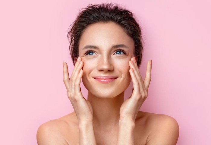 Ilustrasi Wajah Glowing Ilustrasi Wajah Glowing