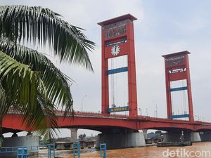 Jembatan Ampera Ditutup Saat Salat Id, Dishub Siapkan Rekayasa Lalu Lintas