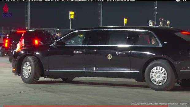 Joe Biden dijemput 'The Beast'