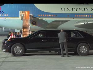 Penampakan The Beast yang Dinaiki Joe Biden Setiba di Bali