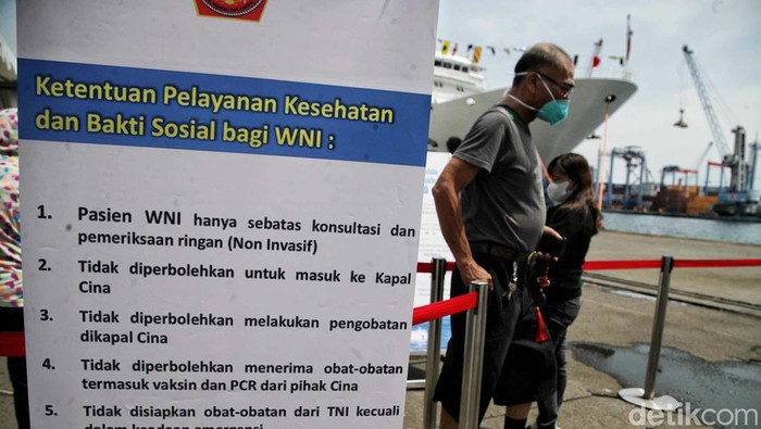 Kapal RS China Sandar di Tanjung Priok, Ini yang Boleh dan Tak Boleh Dilakukan