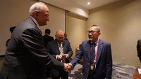 Ini momen Zulhas saat melakukan pertemuan dengan Direktur Jenderal Konfederasi Industri India (The Confederation of Indian Industry/CII) Candrajeet Banarje Senin (14/11).