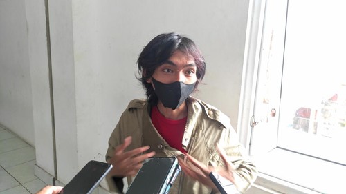 Penanggung Jawab Musyawarah Rakyat Indonesia Menyikapi G20 di Kampus Universitas Udayana (Unud), Excel saat ditemui wartawan, Senin (14/11/2022).