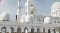 Meski sudah diresmikan, akan tetapi Masjid Sheikh Zayed Solo belum dibuka untuk ibadah.  Foto: YouTube Sekretariat Presiden