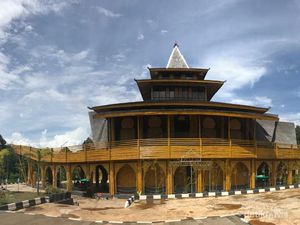 Masjid Unik dari Bambu di Kalimantan Selatan