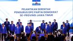 Melihat Lagi Momen AHY Lantik DPC Demokrat se-Jatim