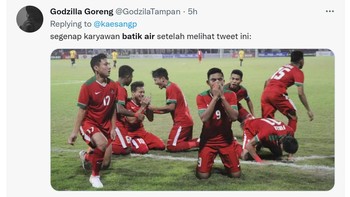 Meme reaksi tim Batik Air usai koper Kaesang nyasar ke Medan bukan Surabaya. Foto: Twitter