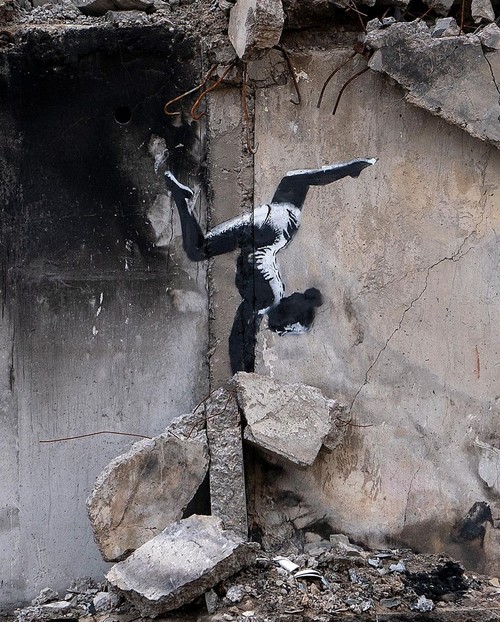 Mural Banksy di Ukraina