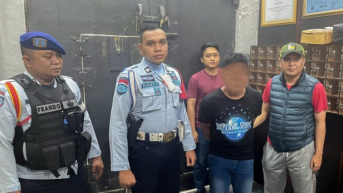 Napi Rutan Tanjungpinang, Kepri yang sempat kabur akhirnya tertangkap.