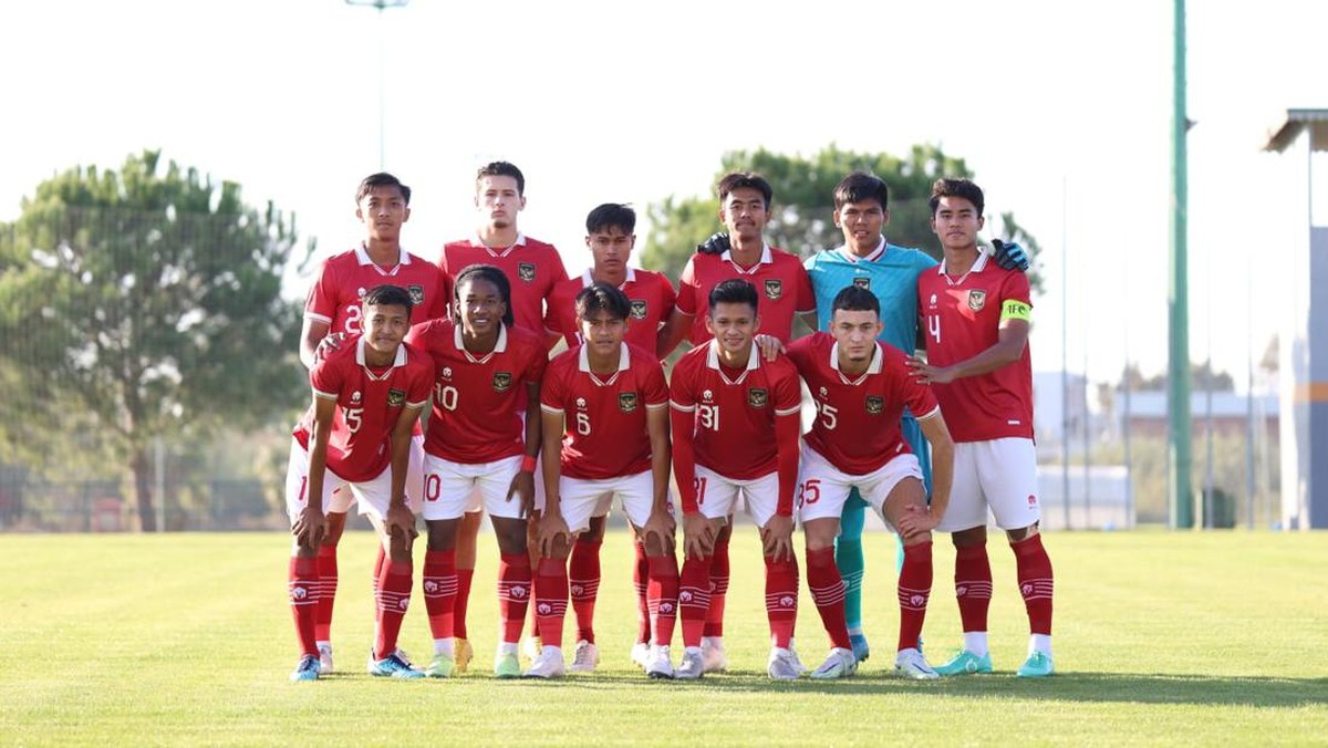 Timnas Indonesia U-20 terbantai oleh Prancis u-20 0-6 (Foto: Dok. PSSI)