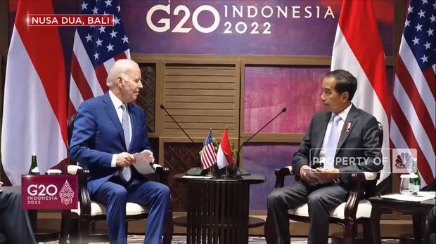 Pertemuan Bilateral Indonesia dan AS, Jokowi Menyapa Joe Biden (CNBC Indonesia TV)