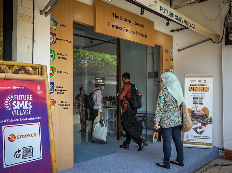 Potret Gudang Suvenir Oleh-oleh KTT G20 Bali