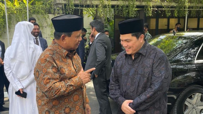 Prabowo dan Erick Thohir (dok. istimewa).