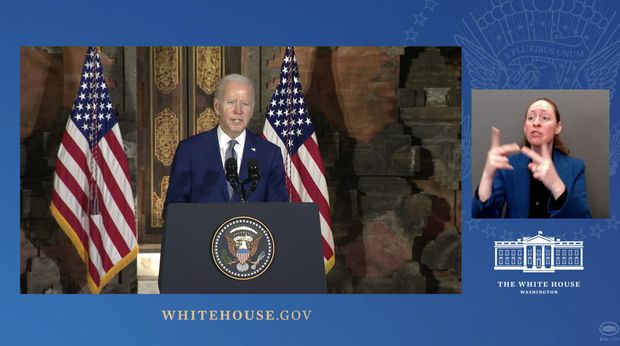 Presiden AS Joe Biden (Tangkapan Layar Youtube The White House)