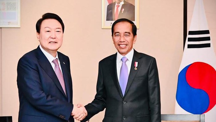 Presiden Korsel dan Presiden Jokowi (Laily Rachev - Biro Pers Sekretariat Presiden)