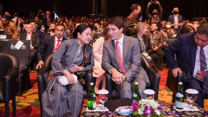 Puan Maharani bertemu Justin Trudeau