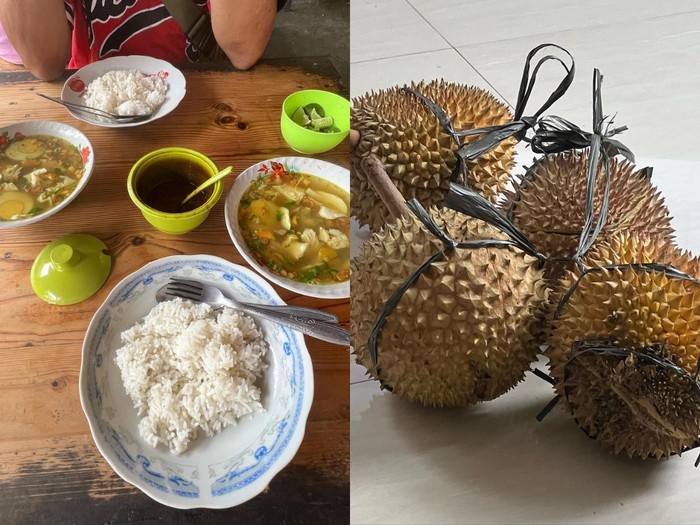 Rich Brian makan makanan Indonesia