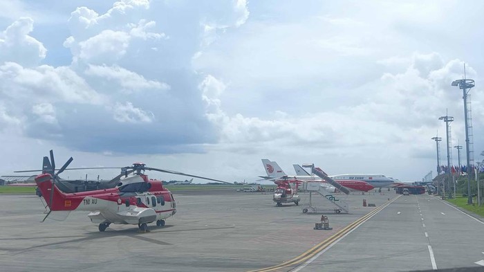 Situasi Bandara Internasional I Gusti Ngurah Rai. Foto : Triwidiyanti