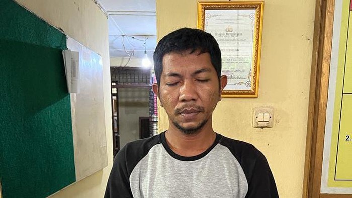 Sopian alias Adek usai ditangkap polisi (Foto: Istimewa)