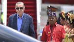 Tiba di Bali, Presiden Turki Disambut Tarian Daerah