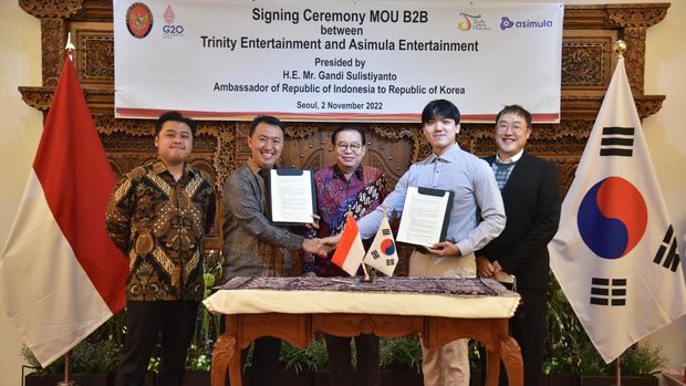 Kerjasama TOP dan Asimula Inc di Korea Selatan.