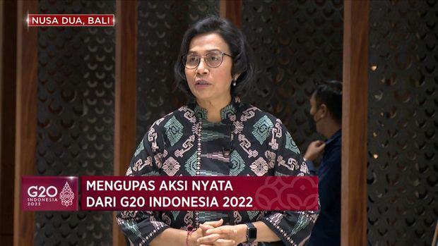 Visual Sri Mulyani G20 Indonesia 2022